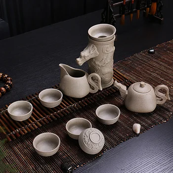 2018 Áspero cerâmica de Kung Fu de chá de roxo areia gelo celadon cerâmica bule copa do conjunto dom oferta especial