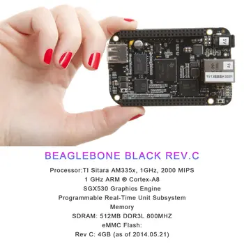 Artudatech TI AM3358 Cortex-A8 Rev C, Computador de Placa Única Placa de Desenvolvimento para a BeagleBone
