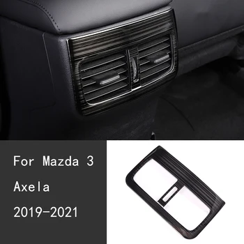 Traseira do carro de Exaustão de ar Saída de Ar Quadro Decorativo Interior da Tampa de acabamento para Mazda 3 Axela 2019 2020 2021 Acessórios do Carro